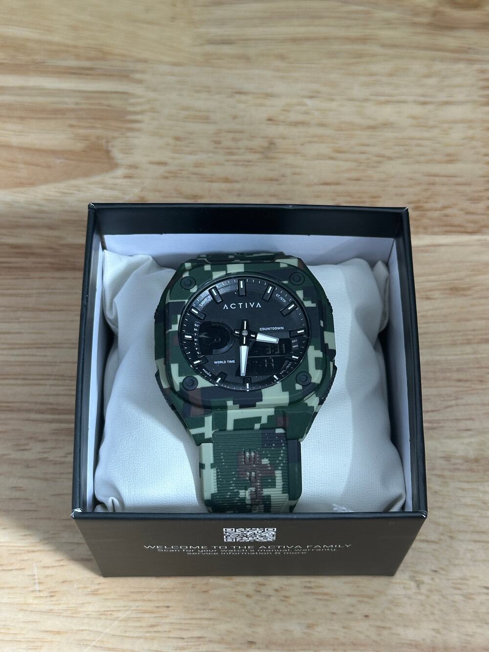 Activa Camoflauge Watch NIB